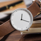 Men's Minimalist Roman-Numeral Watch with Alloy Case