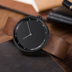 Men's Minimalist Roman-Numeral Watch with Alloy Case