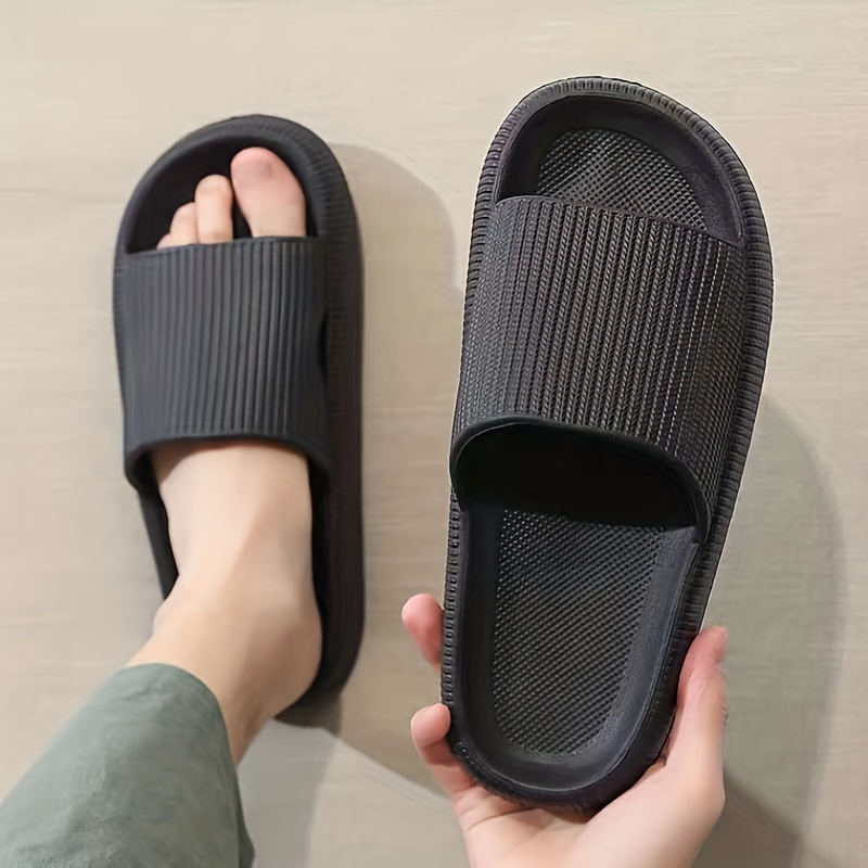 Unisex Open-Toe EVA Slide Sandal with Thick Sole