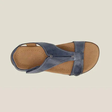 Women's Open-Toe Sandals with Cushioned Insole and Adjustable Straps
