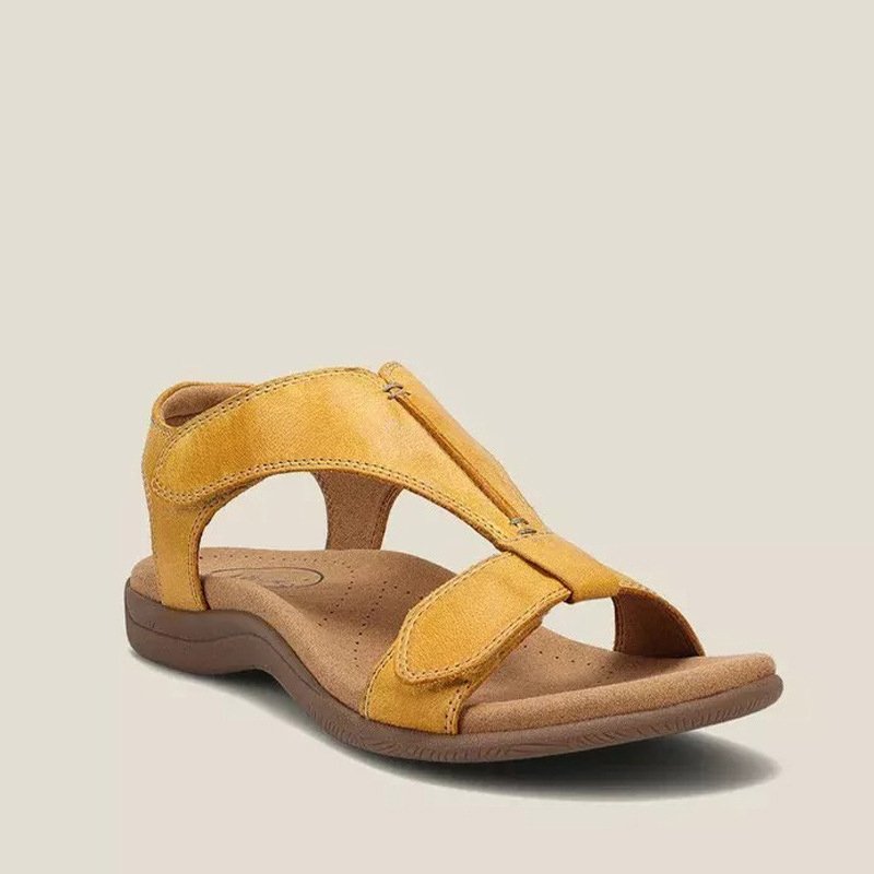 Women's Open-Toe Sandals with Cushioned Insole and Adjustable Straps