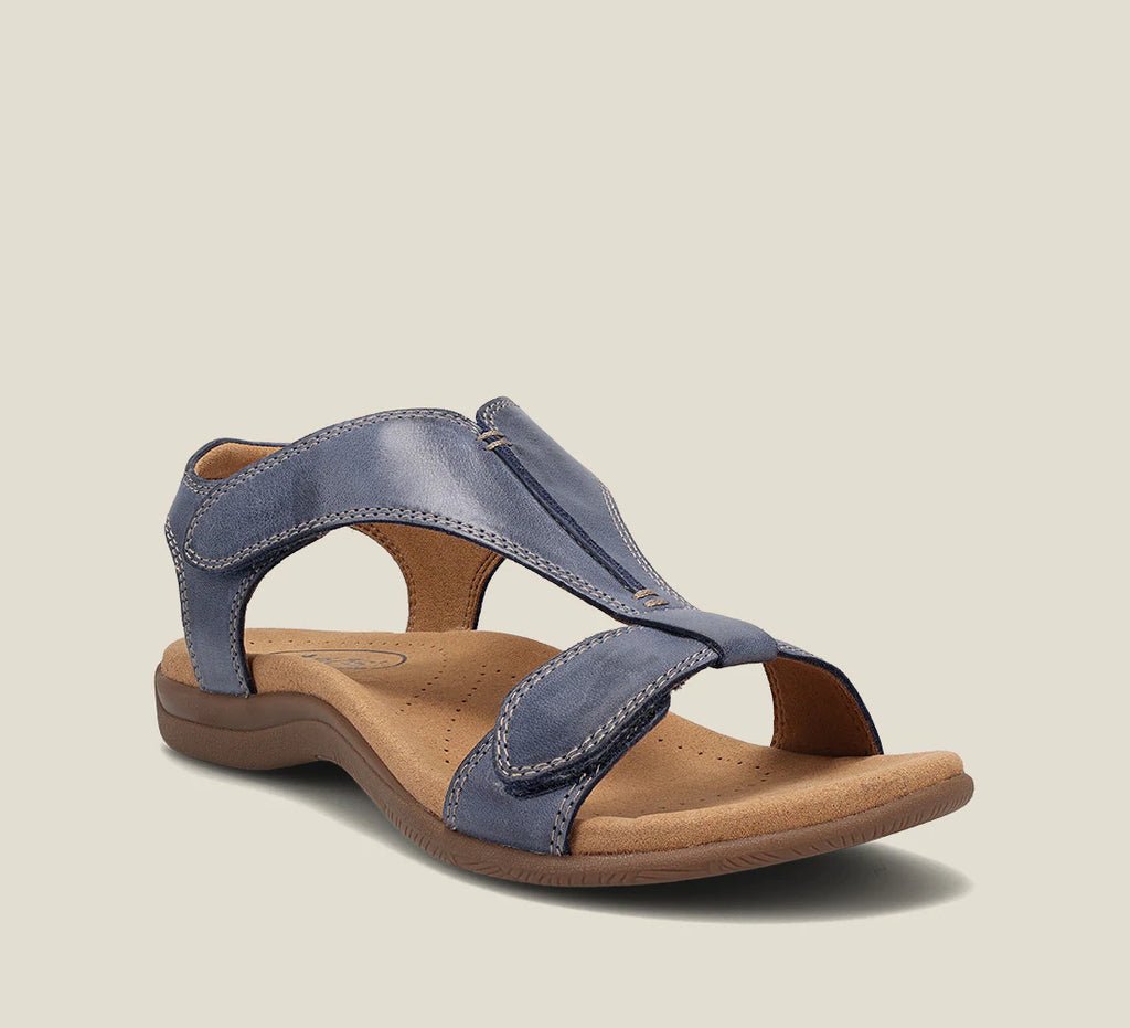 Women's Open-Toe Sandals with Cushioned Insole and Adjustable Straps