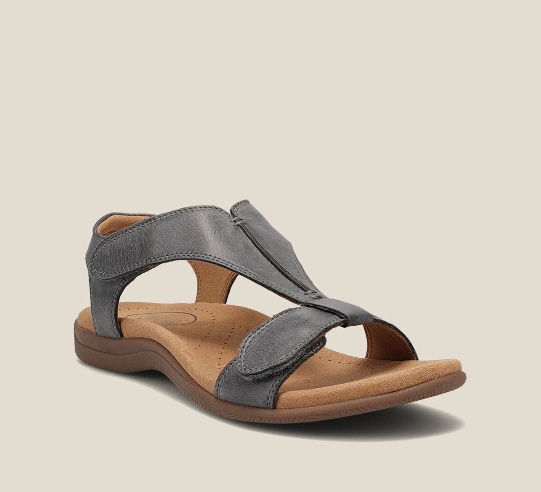 Women's Open-Toe Sandals with Cushioned Insole and Adjustable Straps