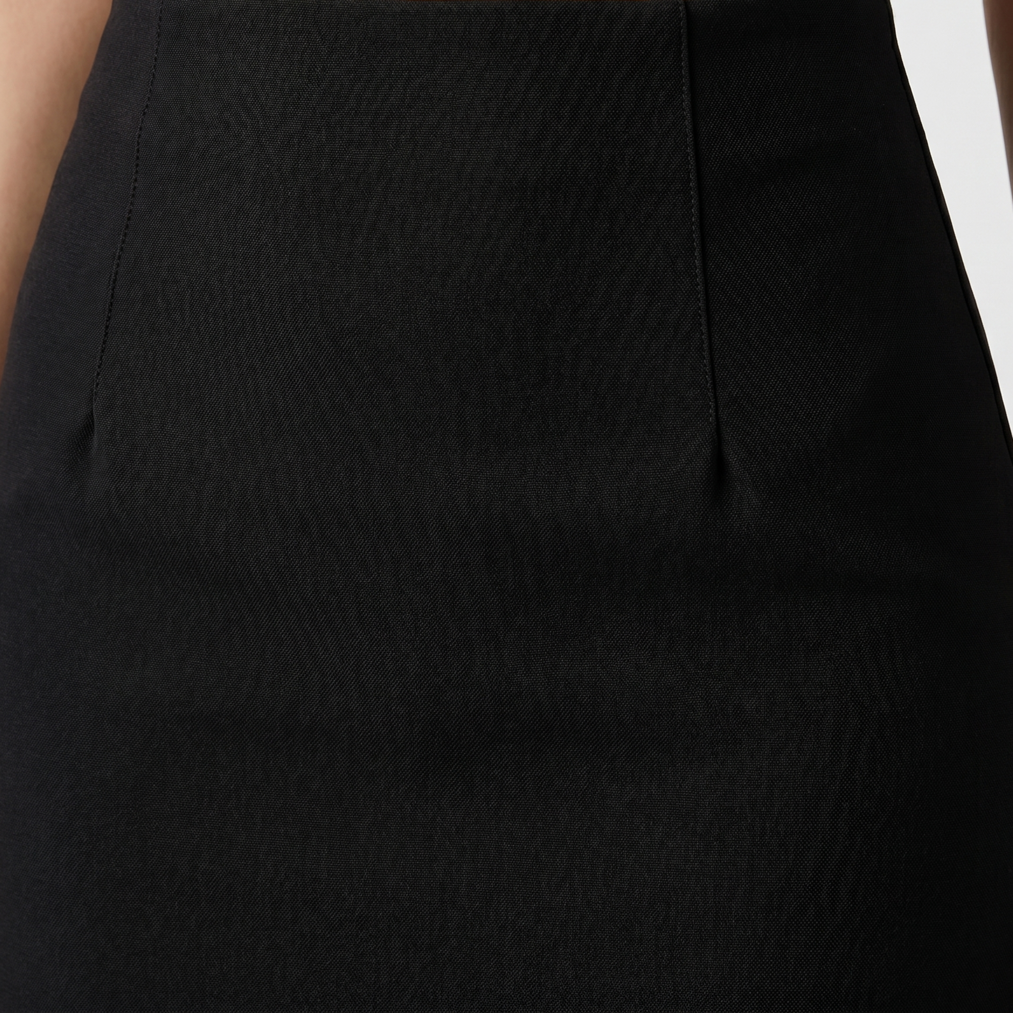 Women's Pencil Mini Skirt with High-Rise Waist