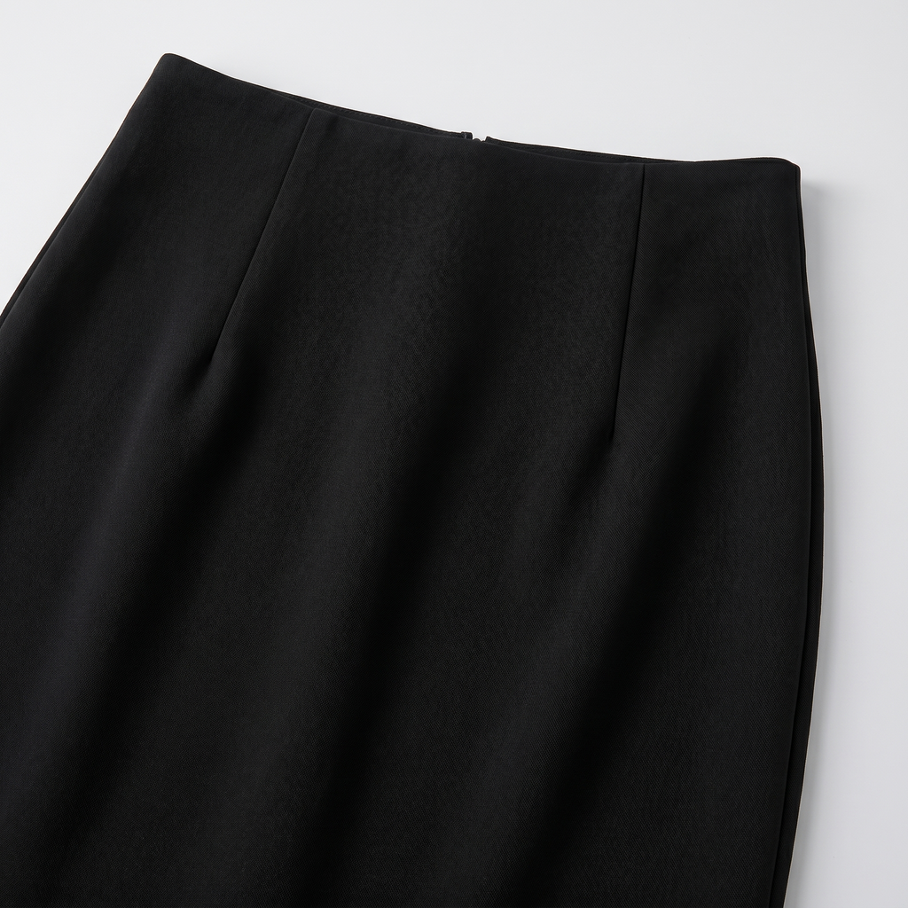Women's Pencil Mini Skirt with High-Rise Waist