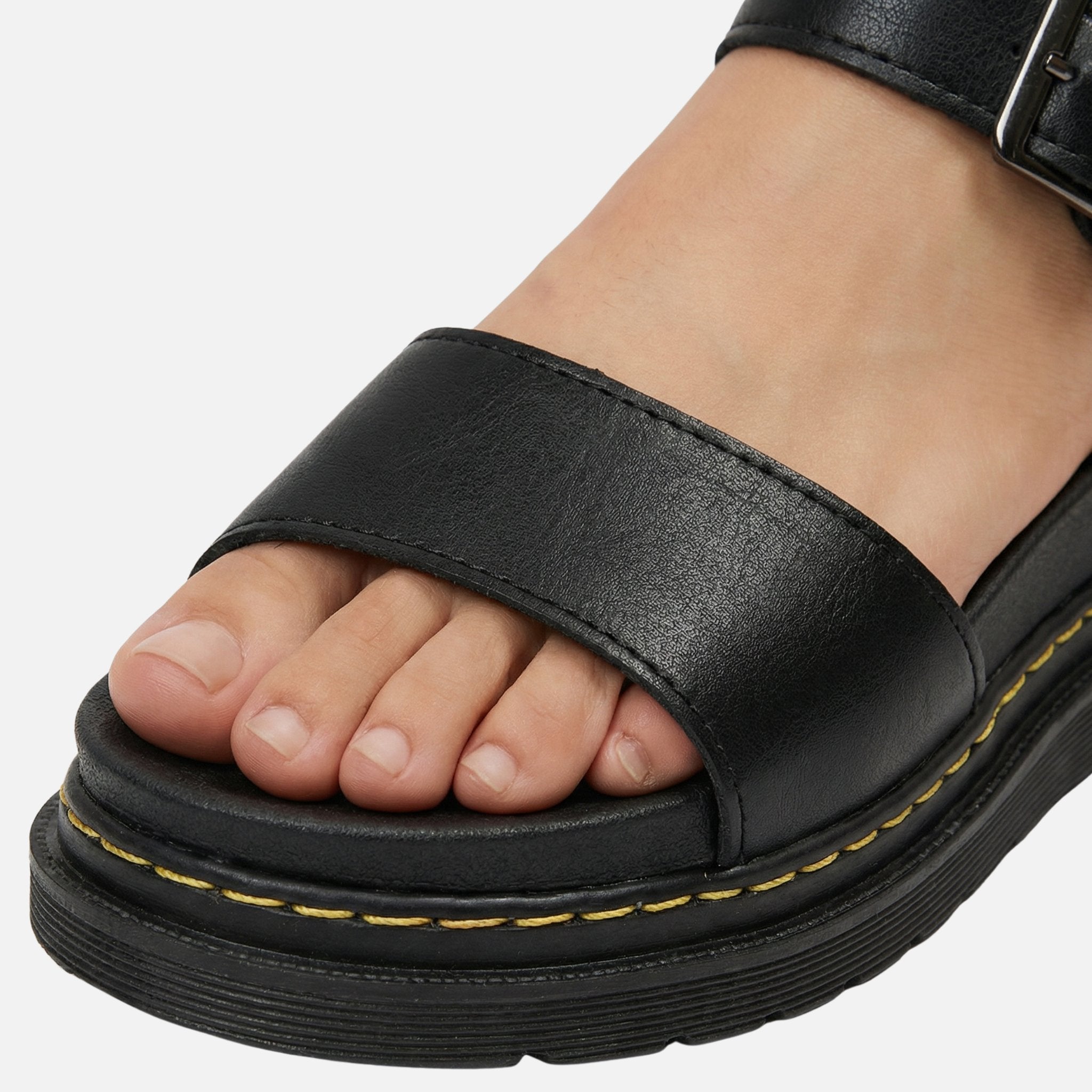 Women's Platform Sandals with Adjustable Buckle Strap