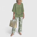 Women's Relaxed Knit Co-Ord Set with Floral Print