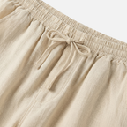 Men's Relaxed Linen Co-Ord Set with Cuban Collar