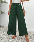 Women's Relaxed Wide-Leg Pants with Geometric Print