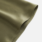 Women's High-Waist Satin Midi Skirt