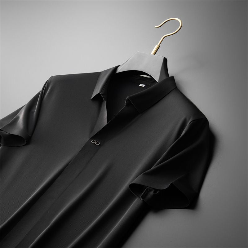 Men's Relaxed Two-Piece Set with Straight-Leg Trousers
