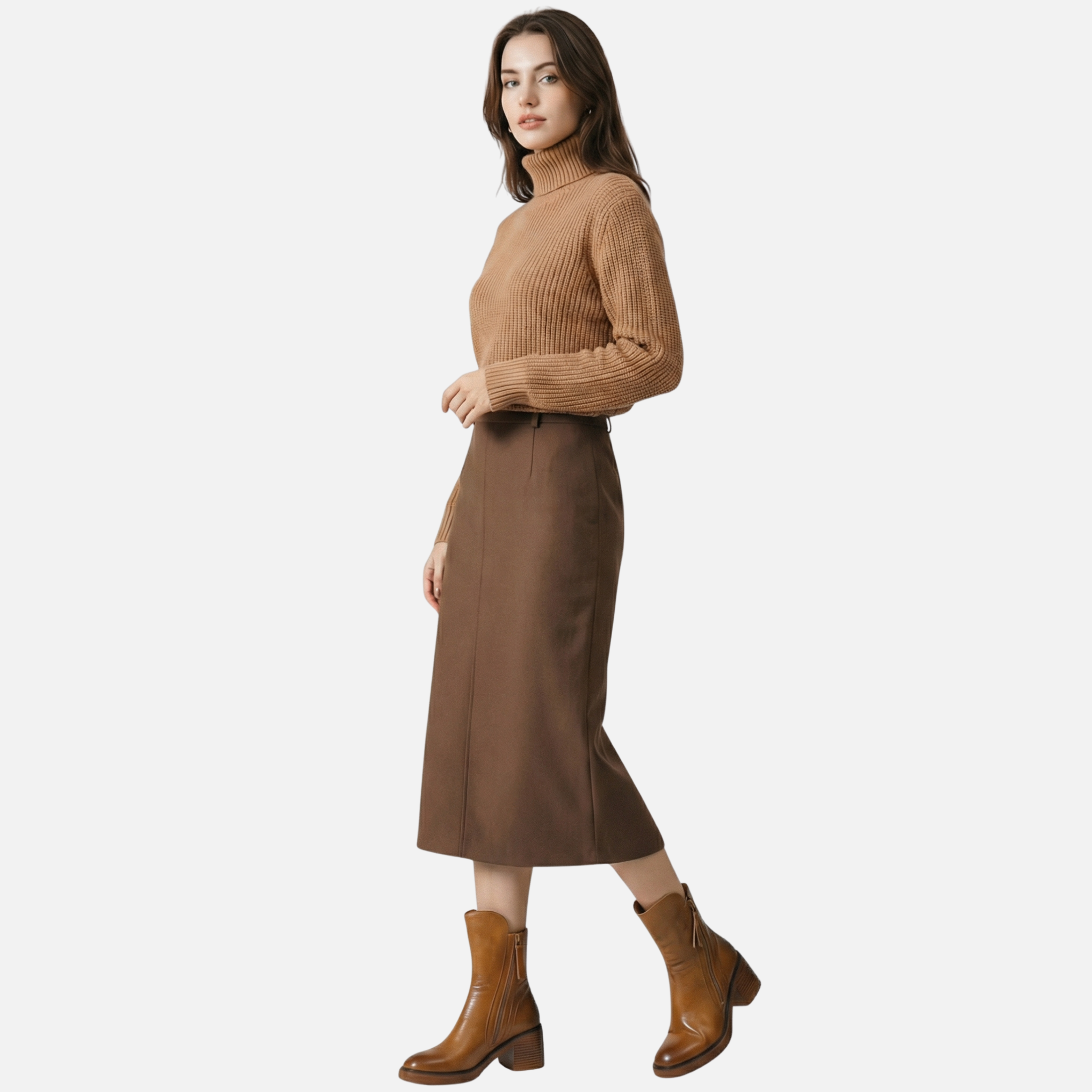 Women's Side-Zip Ankle Boots with Block Heel