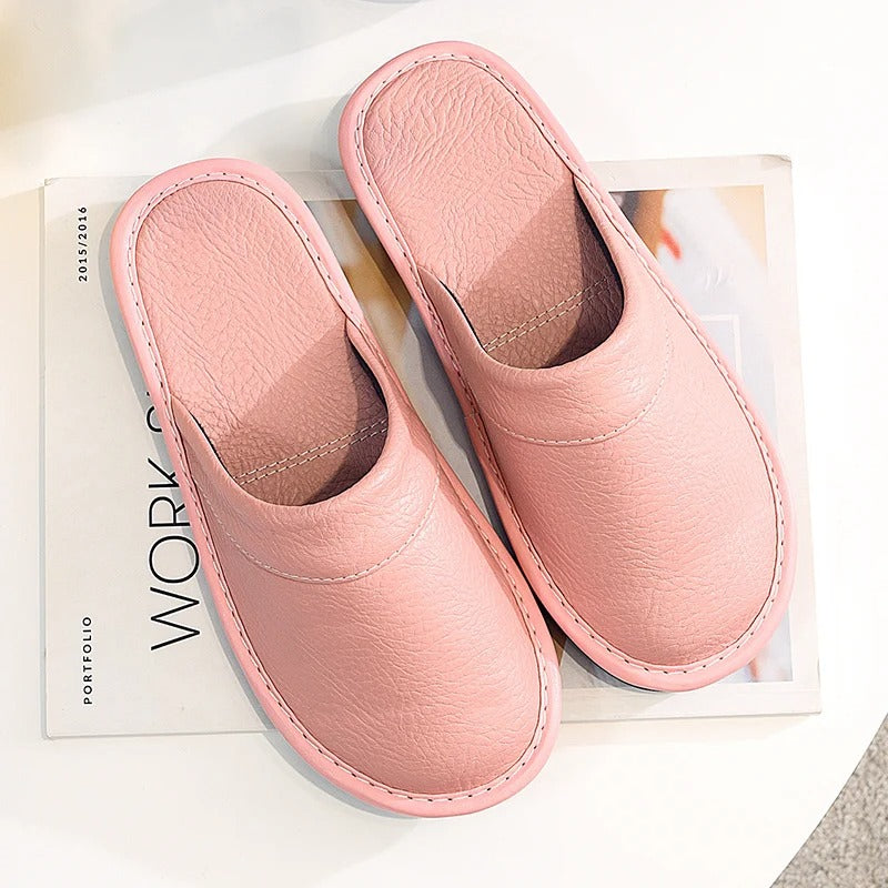 Men's Minimal Slip-On Slippers with Flat Sole