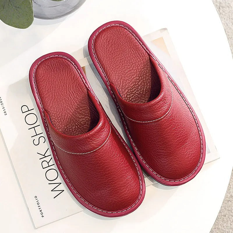 Men's Minimal Slip-On Slippers with Flat Sole