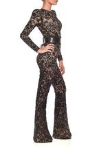 Women's Slim Lace Bodysuit with High Scalloped Neckline