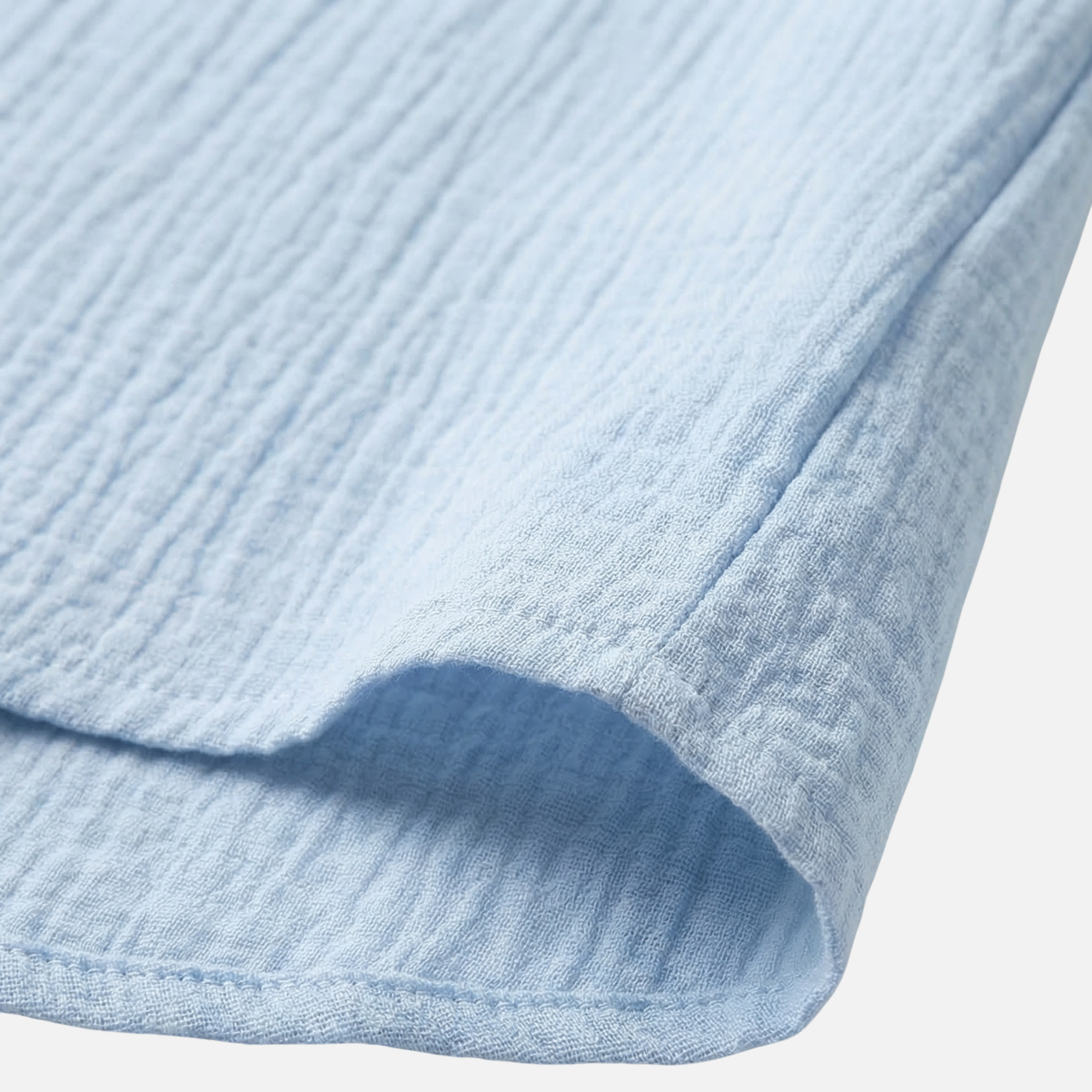 Men's Relaxed Linen Shirt with Button-Down Front