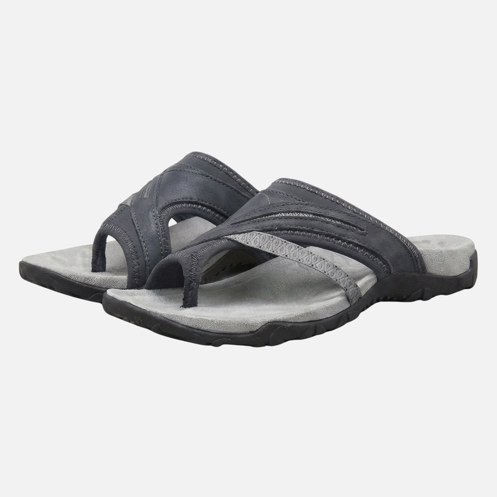 Unisex Synthetic Textile Sandals with Toe-Post Design