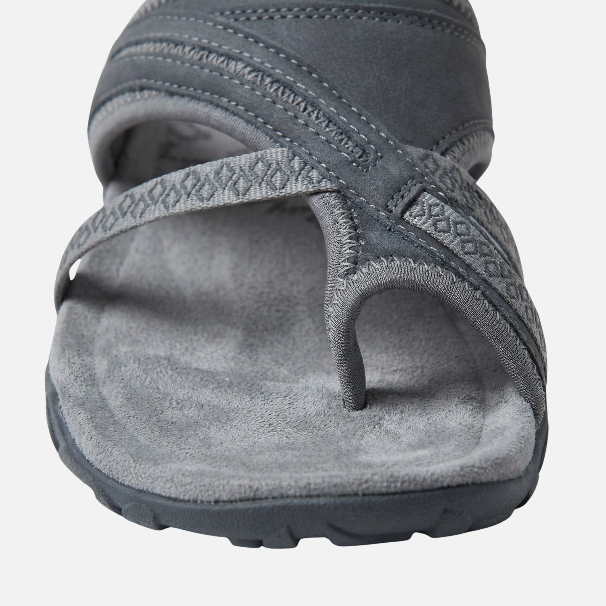 Unisex Synthetic Textile Sandals with Toe-Post Design