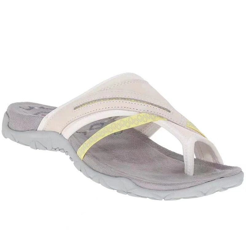 Unisex Synthetic Textile Sandals with Toe-Post Design