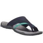 Unisex Synthetic Textile Sandals with Toe-Post Design