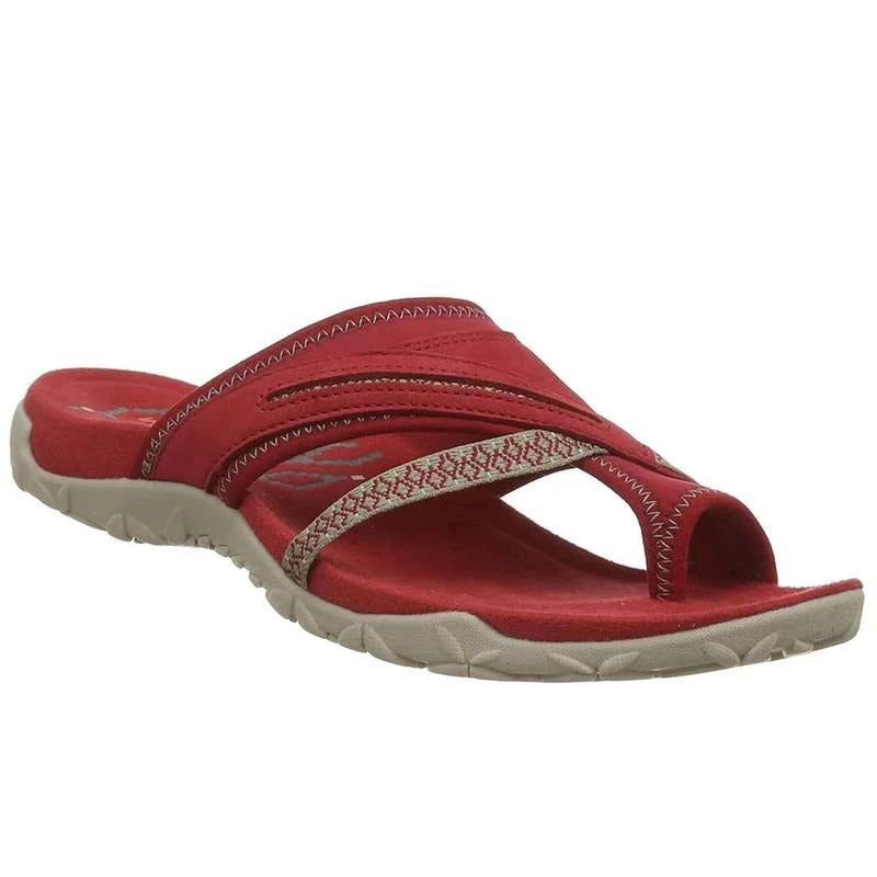 Unisex Synthetic Textile Sandals with Toe-Post Design