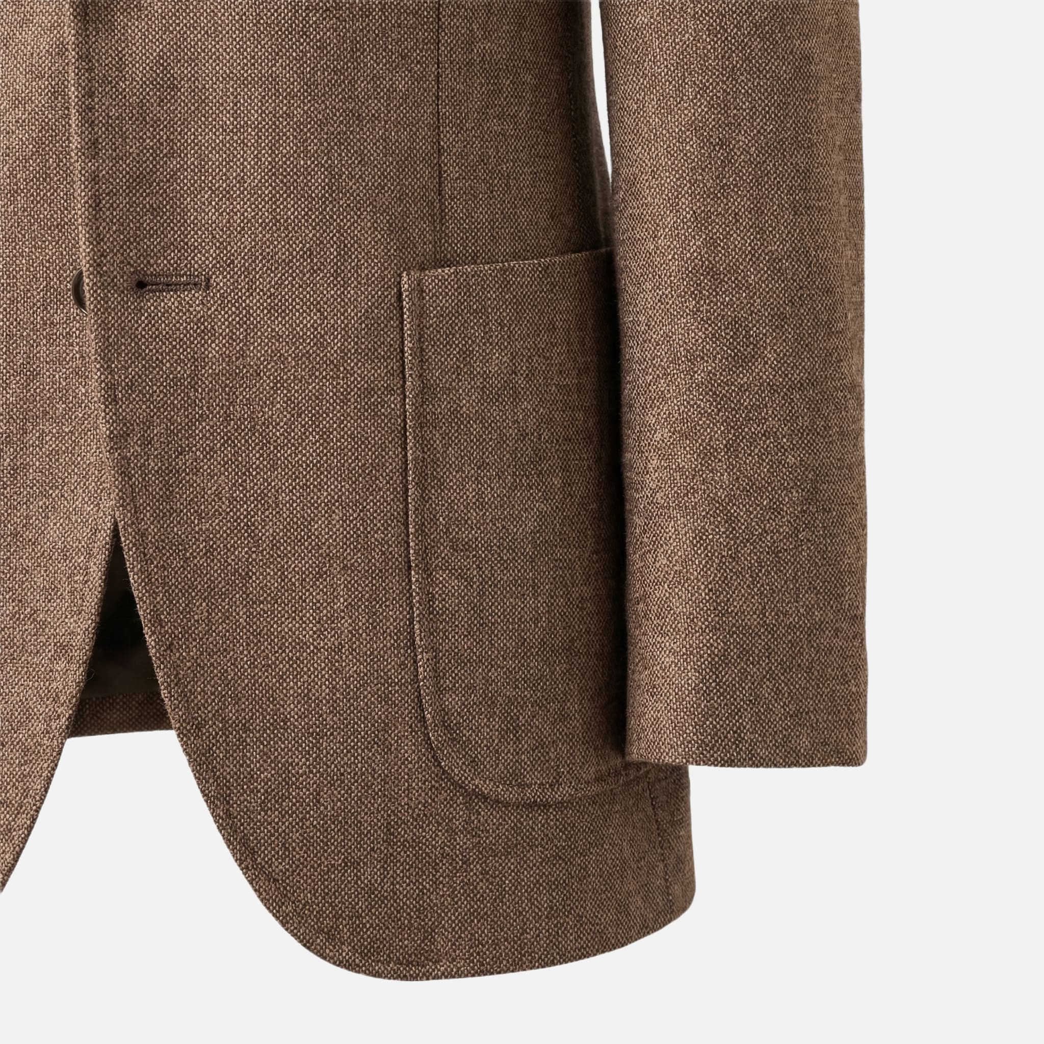 Men's Slim-Fit Textured Blazer with Patch Pockets