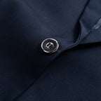 Men's Three-Piece Woven Suit with Notched Lapel