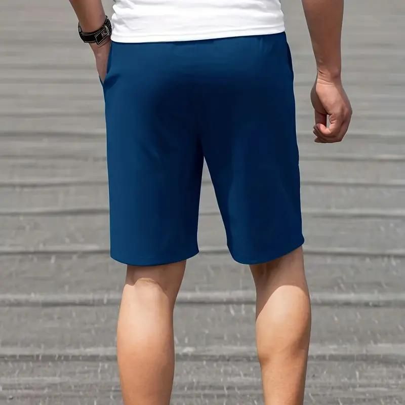 Men's Relaxed Above-Knee Shorts with Side Pockets