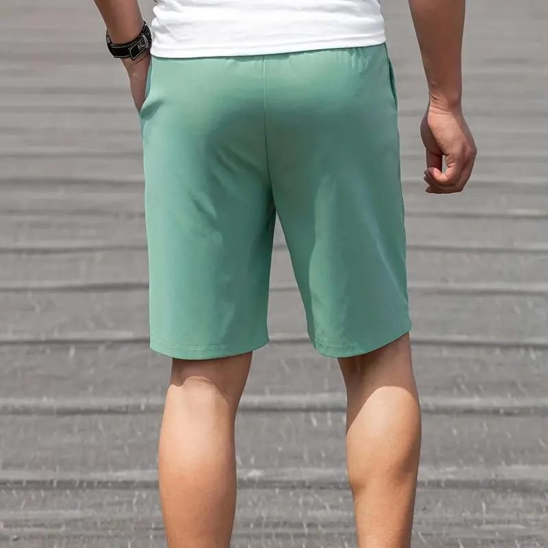 Men's Relaxed Above-Knee Shorts with Side Pockets