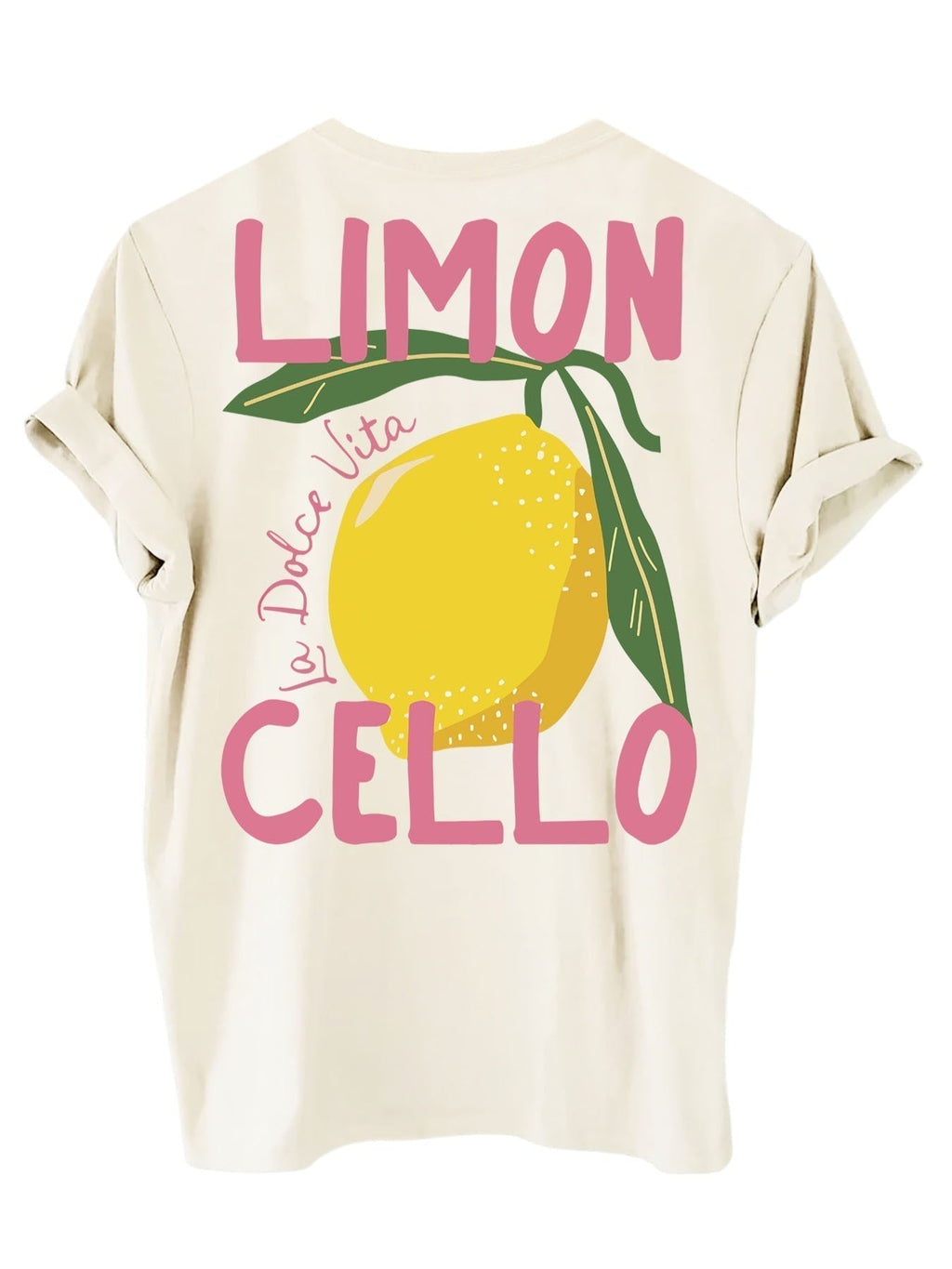 Women's Cotton T-Shirt with Summer Graphic Print