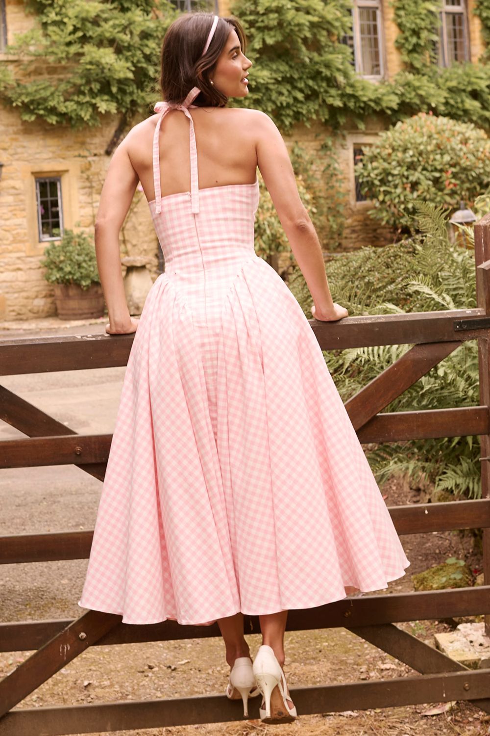 Pink Midi Dress