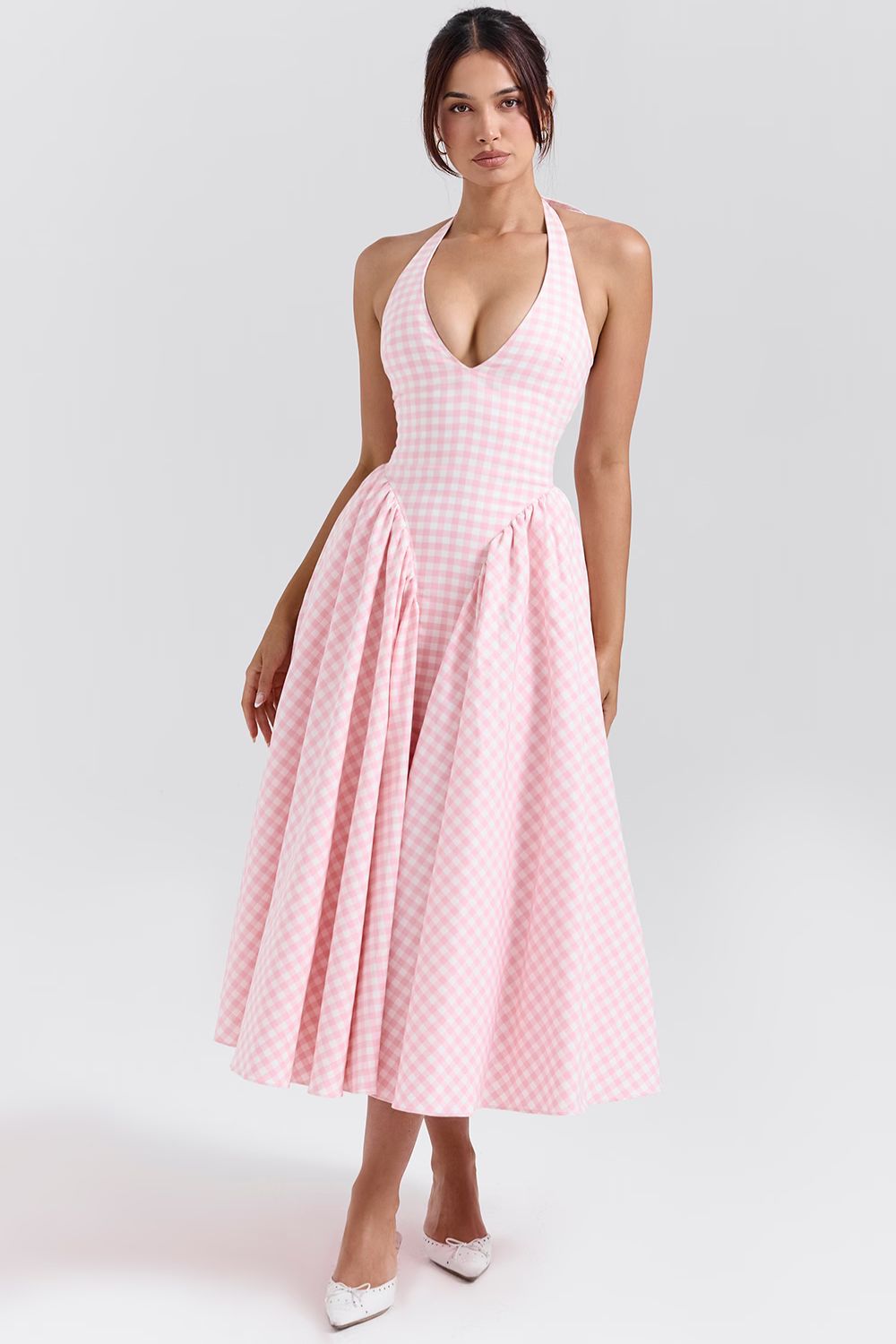 Pink Midi Dress