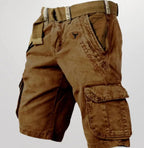Men's Relaxed Cargo Shorts with Flap Pockets