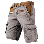 Men's Relaxed Cargo Shorts with Flap Pockets
