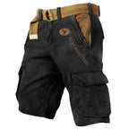 Men's Relaxed Cargo Shorts with Flap Pockets