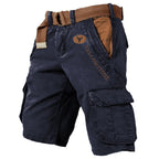 Men's Relaxed Cargo Shorts with Flap Pockets