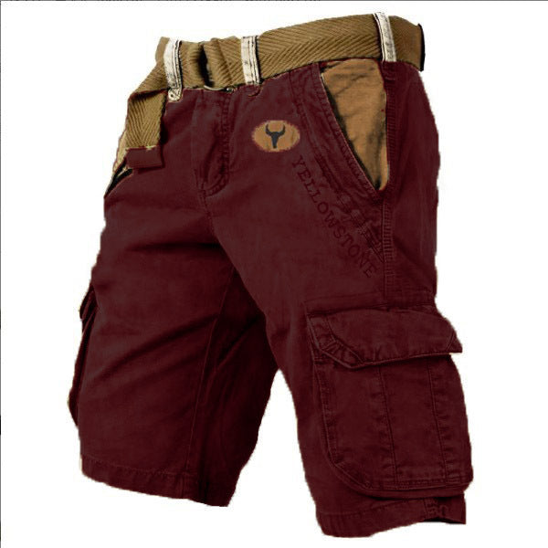Men's Relaxed Cargo Shorts with Flap Pockets