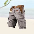 Men's Relaxed Cargo Shorts with Flap Pockets