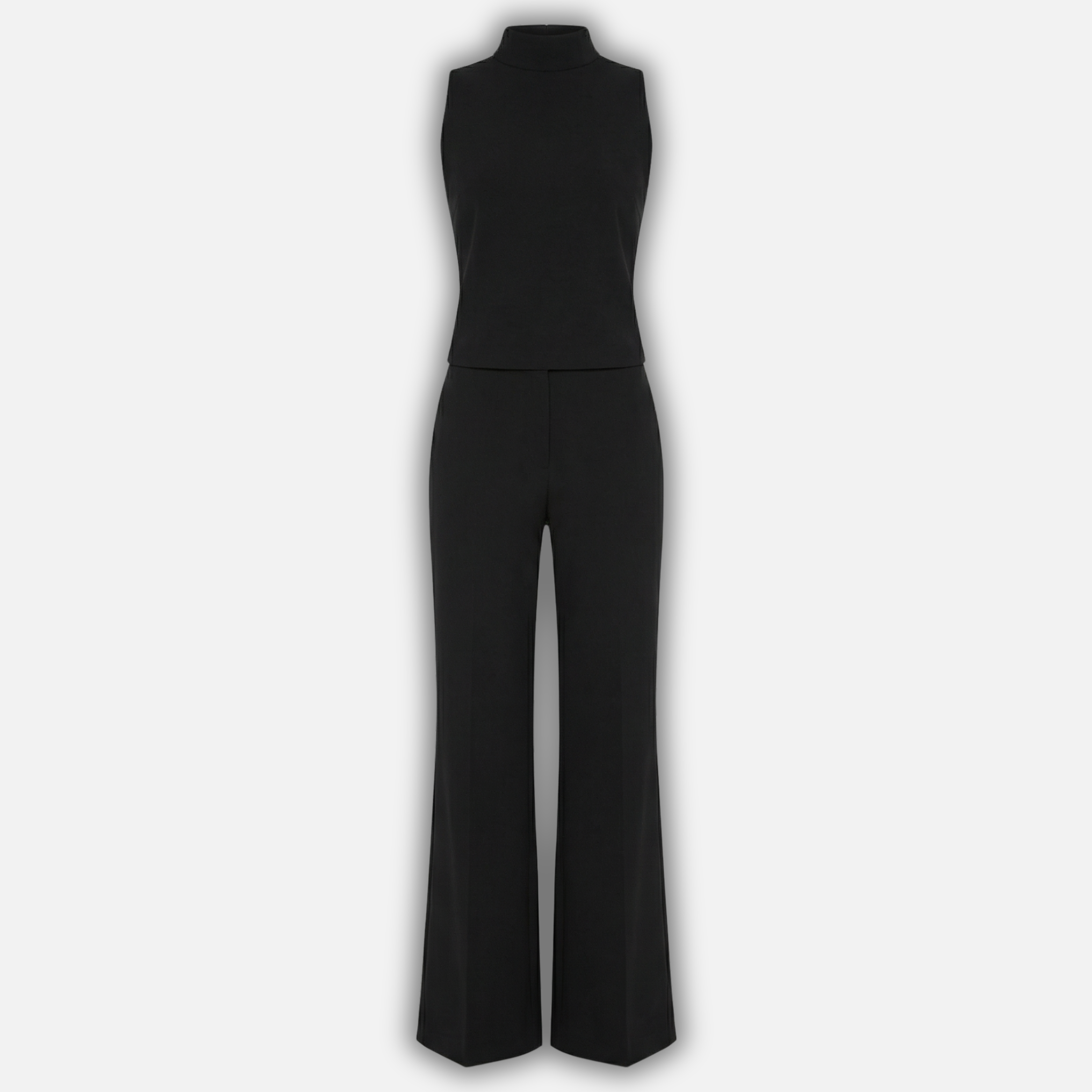 Women's Halter Neck Wide-Leg Jumpsuit with High Waist