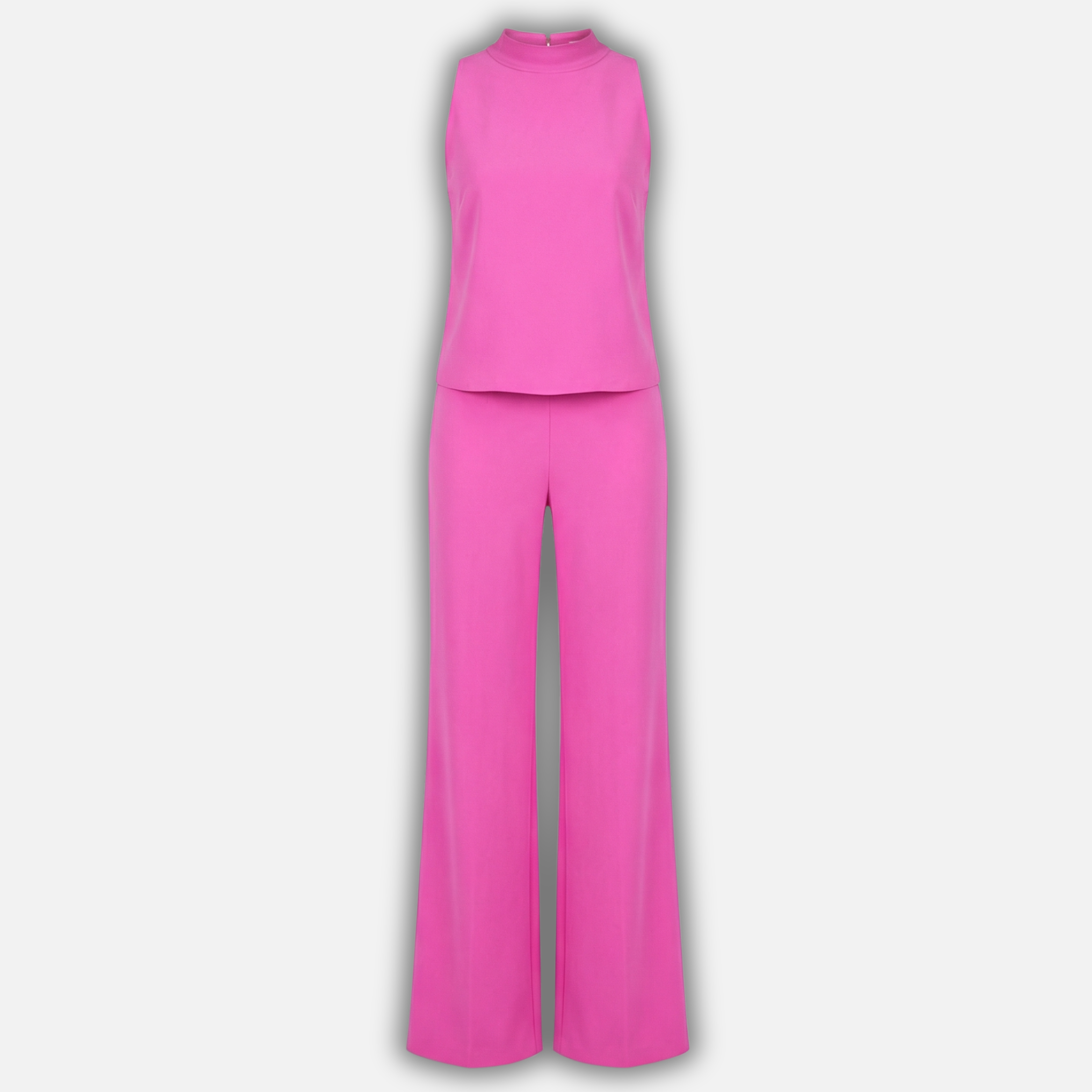 Women's Halter Neck Wide-Leg Jumpsuit with High Waist