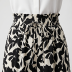 Women's Relaxed Wide-Leg Pants with Floral Print