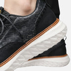 Men's Woven Sneakers with Brogue Detail