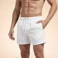 Men's Regular Fit Swim Shorts with Drawstring Waist