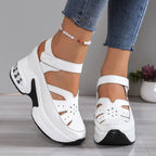 Women's Cushioned Wedge Sandals with Supportive Footbed