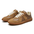 Men's Lace-Up Sneakers with Slip-Resistant Sole