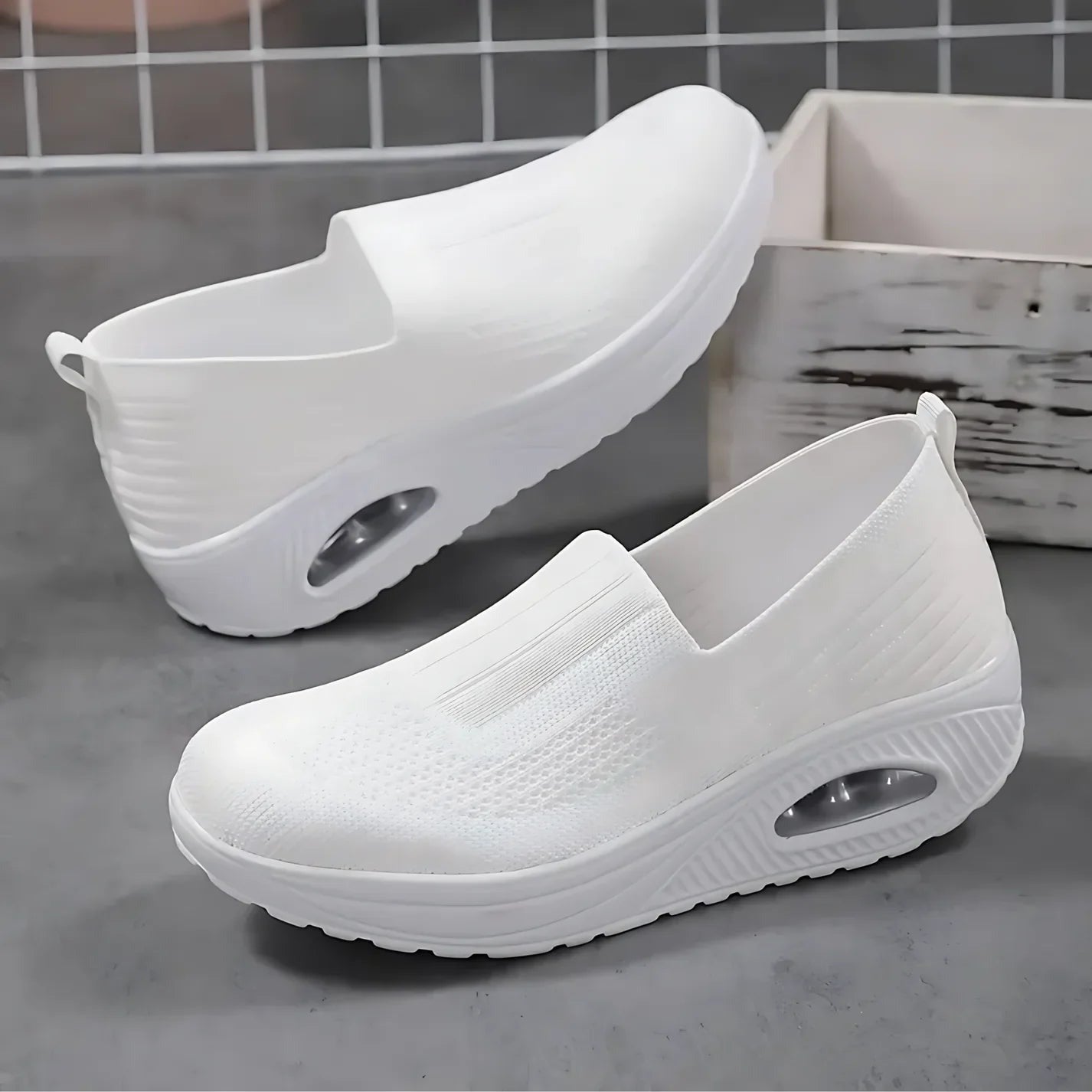 Women's Slip-On Comfort Shoes with Cushioned Sole