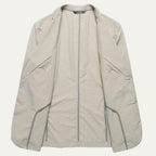 Men's Tailored Linen Blazer with Notch Lapel