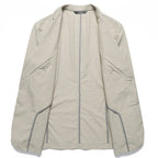 Men's Tailored Linen Blazer with Notch Lapel
