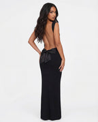Women's Sculpting Maxi Dress with Back Tie Detail